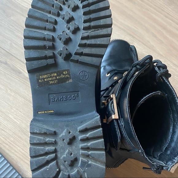 Faux leather boots - Picture 3 of 5